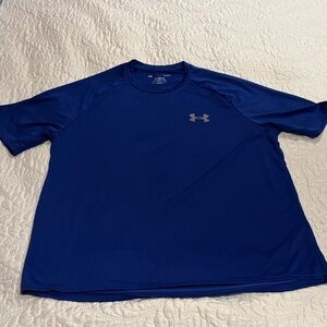 Under Armour Men's Short Sleeve Navy Tee
